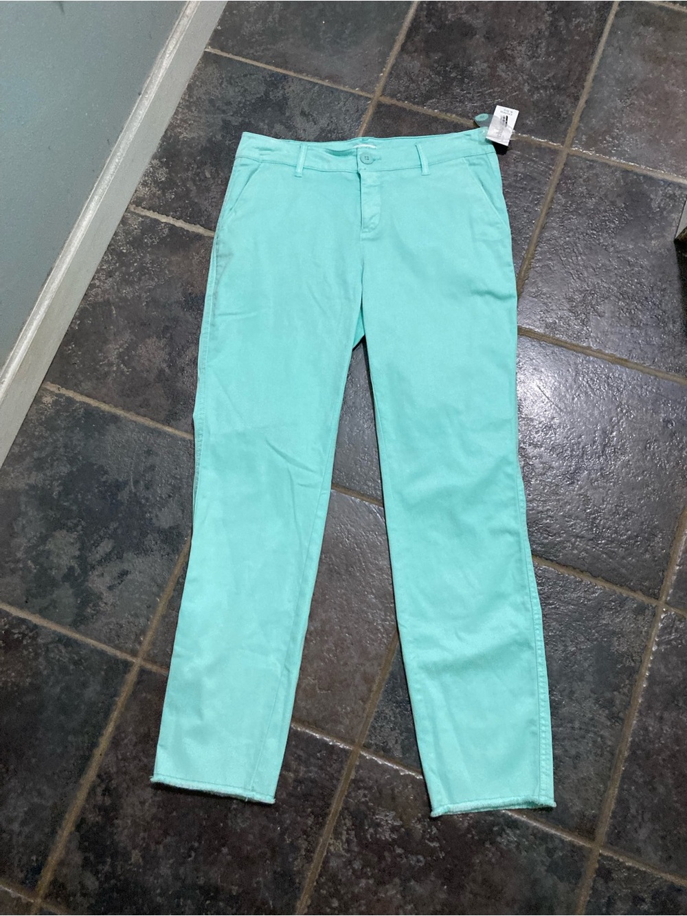 crown & ivy Mint Aqua Casual Pants Women’s Size 4